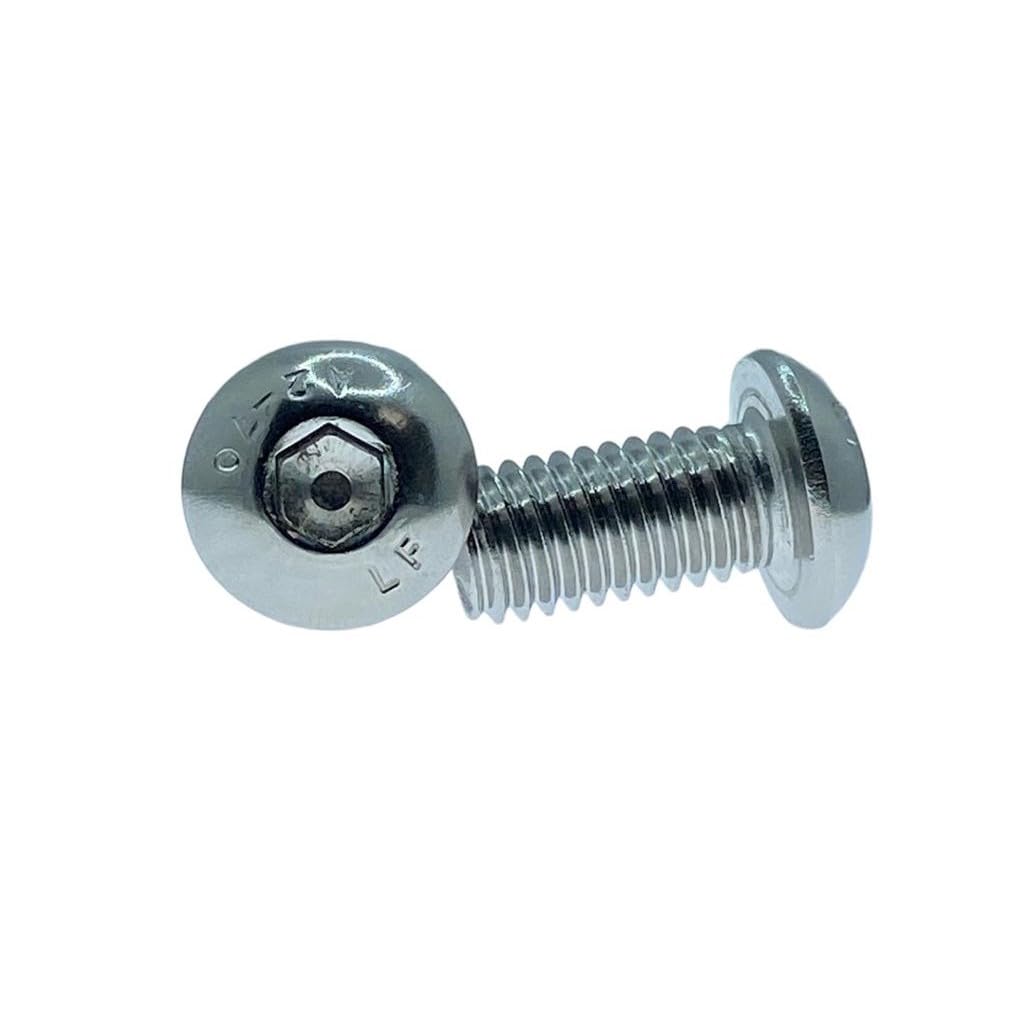 Rubigo M8 Bolts, M8 x 16mm Hex Socket Button Head Machine Bolts