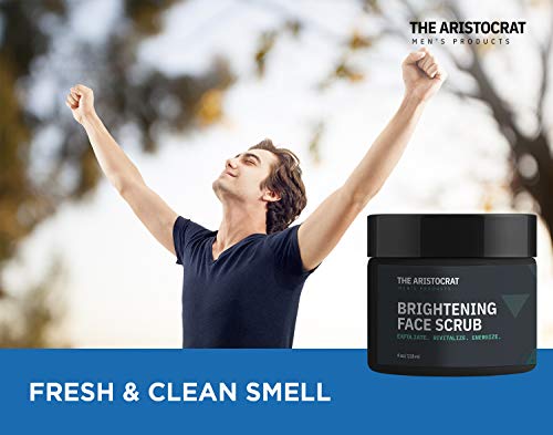 Brightening-Face-Scrub-Exfoliator-For-Men-The-Aristocrat-Natural-Ingredients-To-Exfoliate-Revitalize-Clean-Dead-Skin-4-oz Brightening Face Scrub Exfoliator For Men - The Aristocrat. Natural Ingredients To Exfoliate, Revitalize & Clean Dead Skin. 4 oz.…