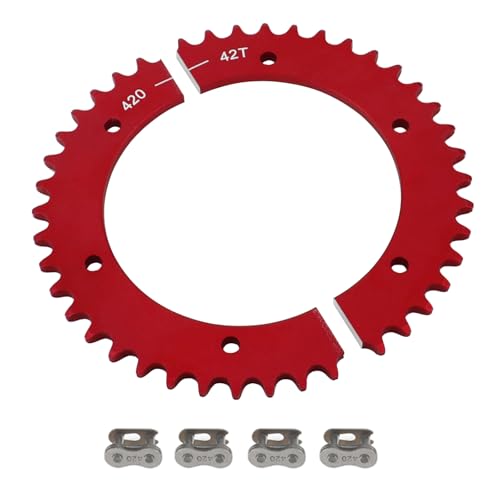 Relibupdater 420 Chain 42 Tooth Rear Split Sprocket Mini Bike