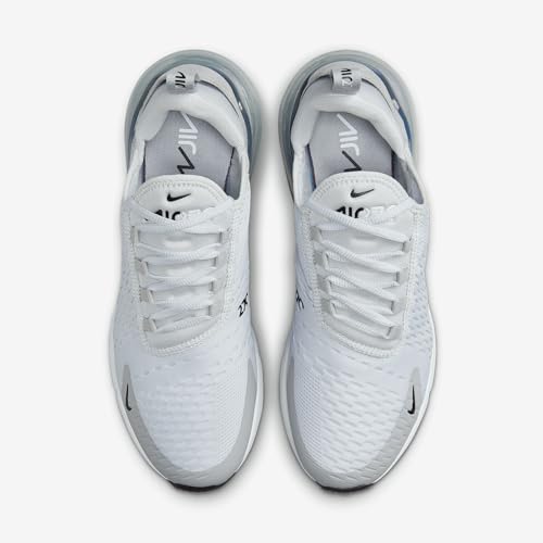 Nike Air Max 270 Women's Shoes (AH6789-018, Pure Platinum/Light Smoke Grey/Metallic Silver/Black)4