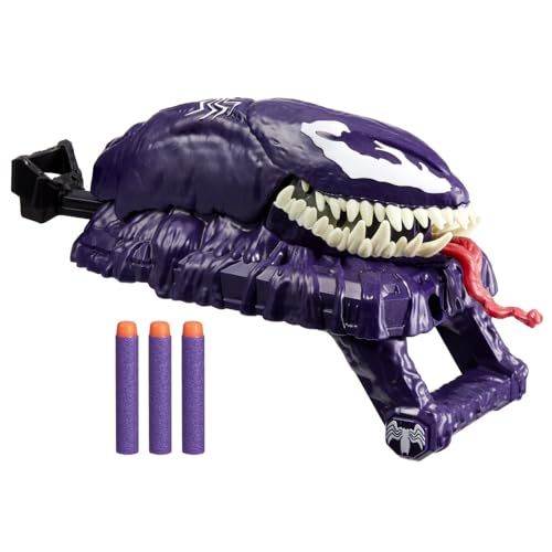 Marvel Spider-Man VenomVersus Marvel’s Venom Strike Blaster, Nerf Spider-Man Role-play Toy, Purple, Standard size - Image 2