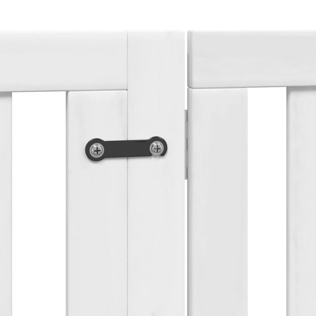 Red para perros de álamo con puerta, puerta para perros plegable para escaleras, jaula para perros plegable, color blanco, 320 cm, puerta plegable para perros 320 cm, color blanco