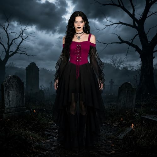 Halloween Costumes For Women,Witch Costume Women,Womens Halloween Costume RD3 Large - image 2