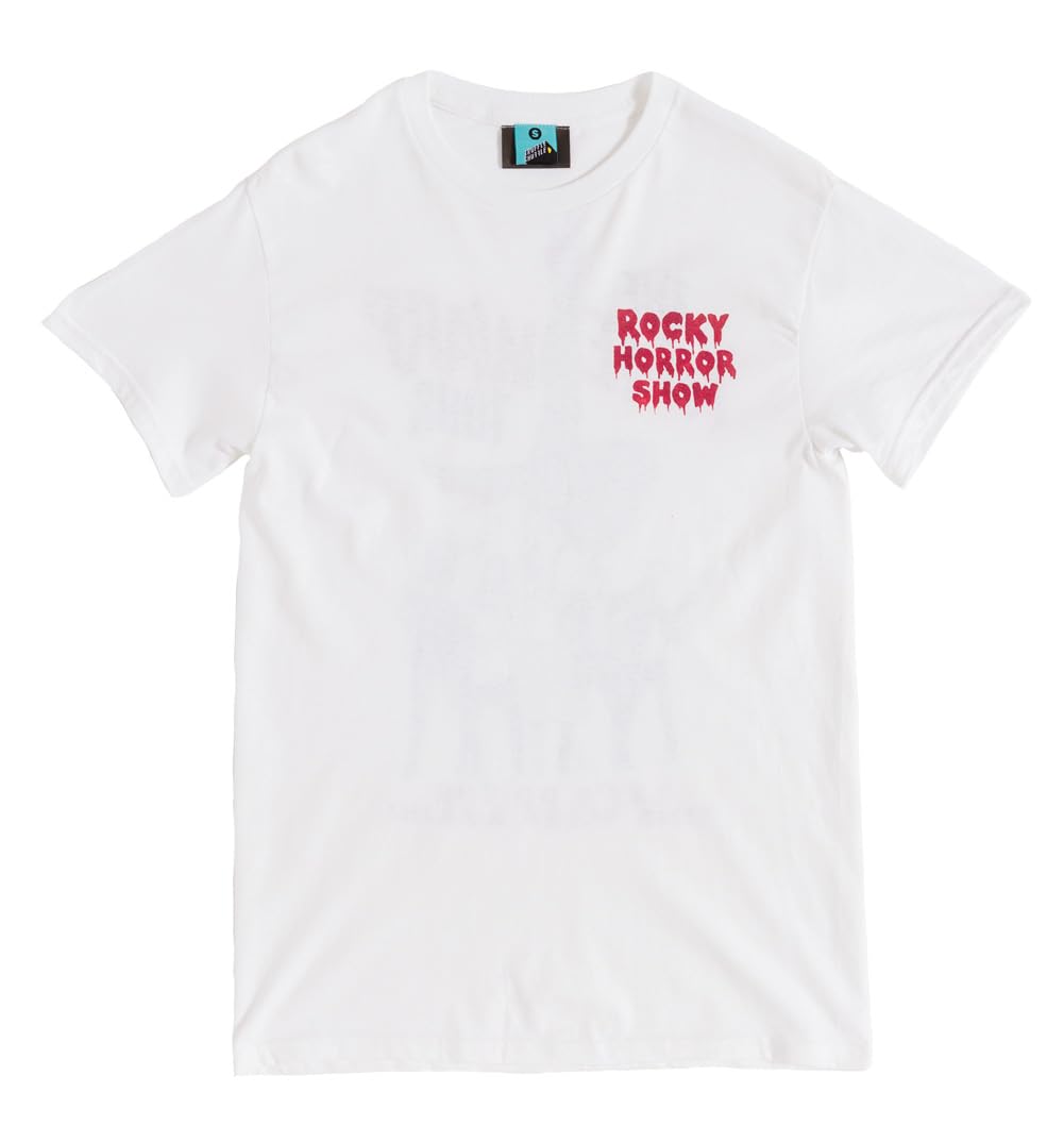 The Rocky Horror Show The Time Warp Tour White T Shirt with Back Print