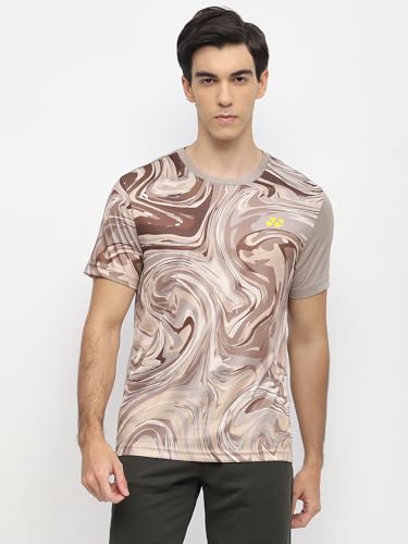 Image of YONEX Essentia 3 Round Neck T-Shirt 2966- Sustainable Performance | TruDry Moisture-Wicking | Cool, Dry and Comfortable | Round Neck | Light Weight | Eco-Friendly T-Shirt Recycled Plastic Bottles