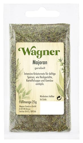 Wagner Gewürze - Majoran gerebelt | 25 g im Beutel