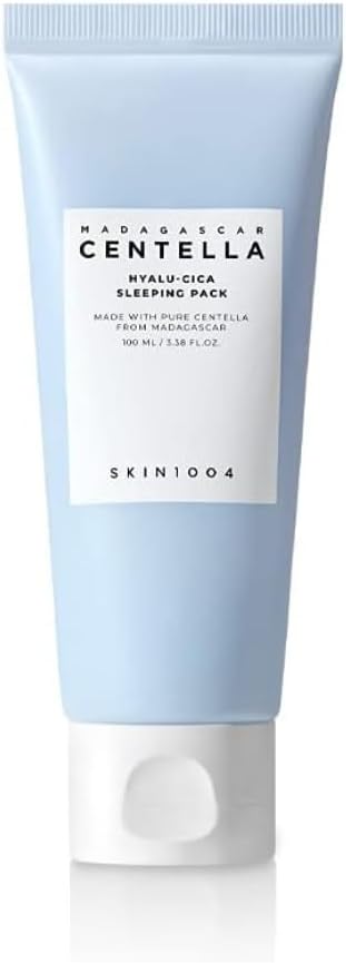 SKIN1004 SKIN 1004 Madagascar Centella Hyalu-Cica Sleeping Pack 3.38 FL.OZ |Skin brightening and anti-aging Korean Overnight Facial Mask with Hyaluronic Acid, Niacinamide, Centella Asiaatica