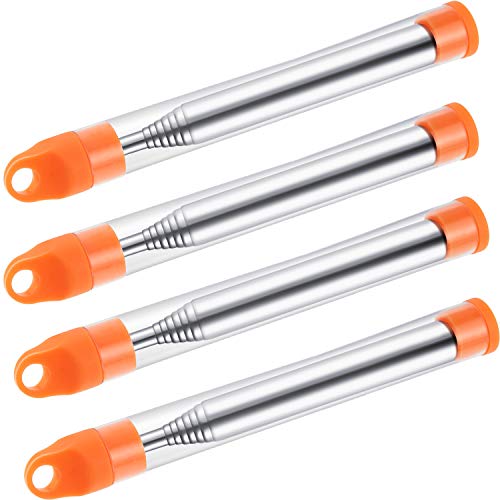 Mudder Collapsible Stainless Steel Campfire Tool Builds Fire Tool Fire Blower Pipe