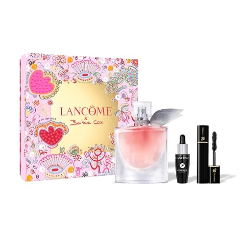 Lancôme La Vie est Belle Eau de Parfum Gift Set with 50ml Perfume 10ml Génifique Serum and 2ml Hypnôse Mascara Floral Gourmand with Iris Vanilla and Patchouli Limited Edition