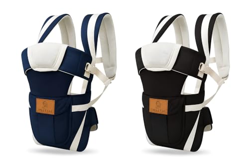 Image of Baby Carrier, Blue+Black, 0-3 Year (Pack of-2)