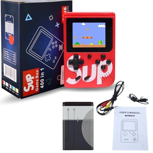 SUP-400-in-1-Handheld-Mini-Retro-Game-Box-Also-Connect-with-TV-Option-for-Kids-with-Games-Like-Super-Mario-Bros-Contra-Islander-Bomber-Man-etc-Red-Style8
