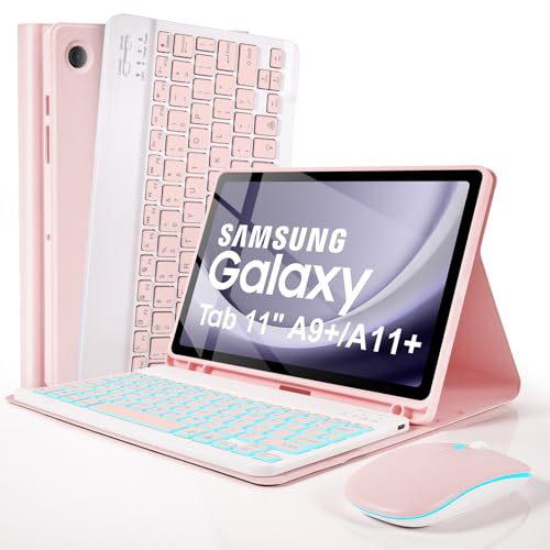 LAMA 7F obNCgtL[{[hP[X }EXt Samsung Tab A9 Plus/A9+ 11C` 2023(SM-X210/X215/X216/X218) XP[X O\ȃL[{[h CX}EX Syz_[ y
