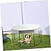 FONDOTIN Waterproof Dog Kennel Cover Folding Outdoor Shade Rain Protection for Dog Playpen PET Cage Roof Cover Sunproof Rainproof for Camping and Outdoor Use