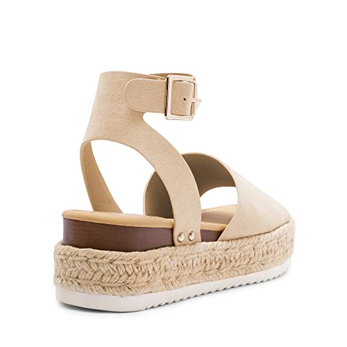 DREAM PAIRS Women's Platform Espadrilles Casual Ankle Strap Wedge Sandals Comfortable Dressy Summer Shoes3