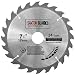Produktbild TCT18524T Saxton TCT Kreissägeblatt Holz Sägeblatt 185 mm x 30 mm x Bohrung X 24 Zähne für Bosch Makita Dewalt