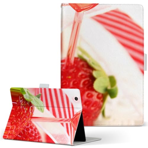 LAVIE Tab T8 T0855/KAS�ETAB08/H05 8.7�C���` �Ή� �蒠�^�^�u���b�g�P�[�X PU���U�[ �X�^���h�@�\ �J�[�h���[ ���ړ\��t���� �ʕ� �n�[�g �ʐ^ 002631