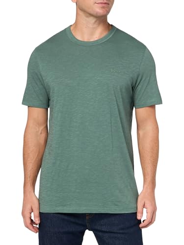 BOSS Mens Tonal Square Patch Logo Jersey T-Shirt