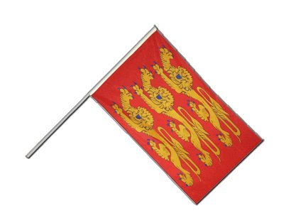 Drapeau France Haute Normandie sur hampe 60x90 cm pour pavoisement