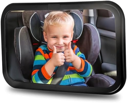Amazon.com : Extra Large Baby Car Mirror, Safety Car Seat Mirror for ...