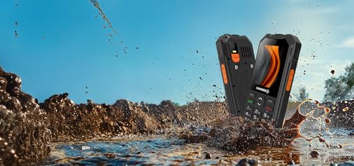 Tryckknapp telefon 6 LTE med 2500 mAh, IP68 och SOS-knapp