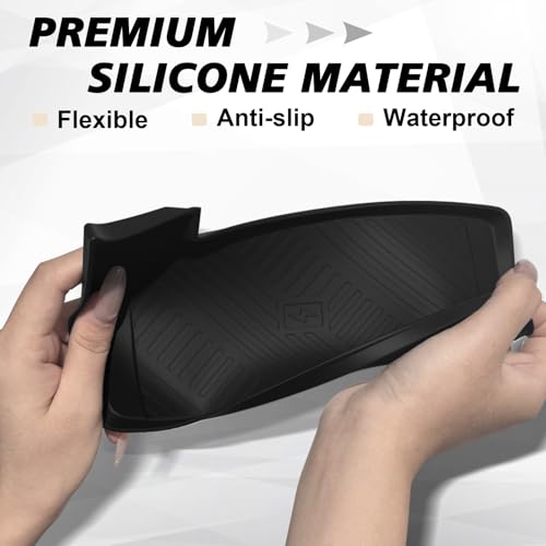 Image of Muslogy Center Console Inserts Compatible with 2025 2026 Toyota Camry Accessories, Center Console Wireless Charger Protective Mat Liner Anti-Slip Phone Charge Area Charging Protection