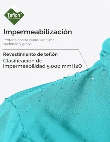 Miniatura 5 de Wantdo Chaqueta De Esquí Deportiva Al Aire Libre Chaqueta 3 En 1 Forro Desmontable Chaqueta De Esquí Antiviento Impermeable Abrigo Aislada Con Vellón Invierno Para Mujer Turquesa L