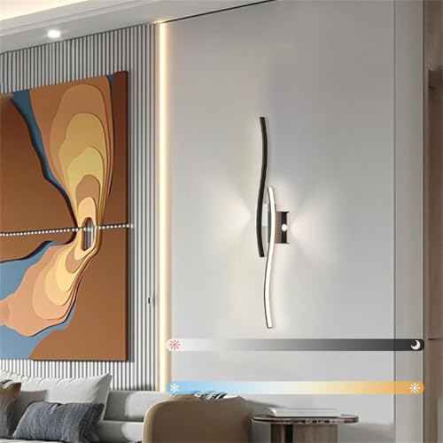 Iluminación de pared LED para pasillo y escalera dorada 5