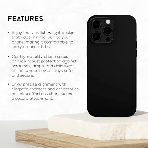 Coque anti-rayonnement iPhone 16 Pro Max en silicone liquide Shungite protégeant jusqu'à 99%