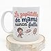Imagen de MUGFFINS Taza mamá con frase La zapatilla de mamá nunca falla en Español