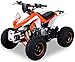 Produktbild Kinder Quad S-14 125 cc Motor Miniquad 125 ccm Speedy Kinderfahrzeug Midiquad (Orange/Weiß)