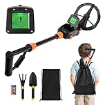 Kids Metal Detector, Metal Detectors with LCD and SOUND Indication,High Accuracy Lightweight Metal Detector with Waterproof Search Coil for Kids or Beginners to Treasure Seeking Gold Digger