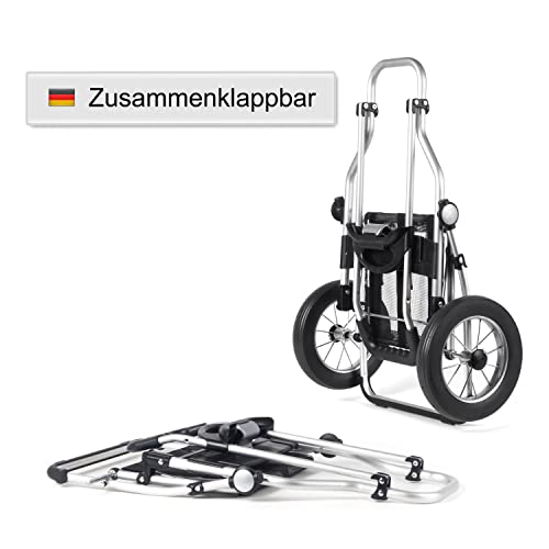 ANDERSEN Einkaufstrolley - Royal Shopper Priya beige 36 L Einkaufswagen,modisch,Reflektor, Aluminium, klappbar, leichtgängig – Bild 5