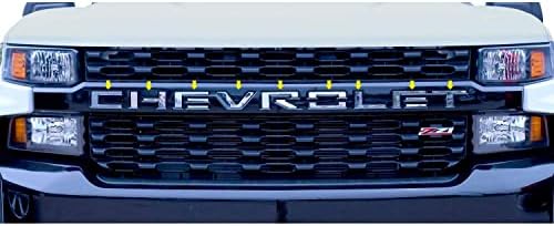 Putco Chevrolet Grille Lettering Kit - Stainless Steel - Fits Chevy Silverado 1500 2019-2023