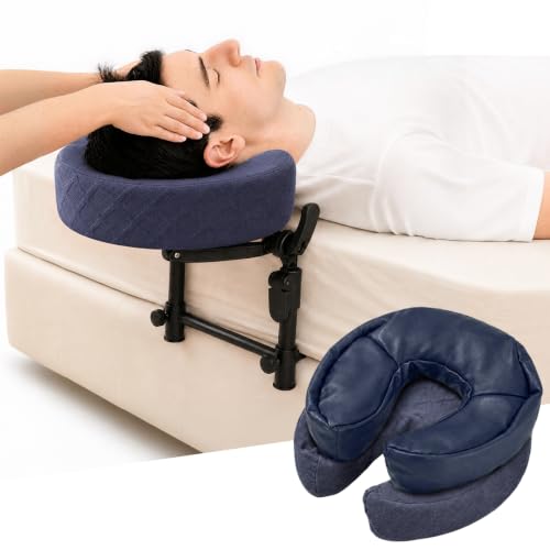 Image of Massage Headrest for Bed, Head Holder & Face Cradle with Face Down Pillow