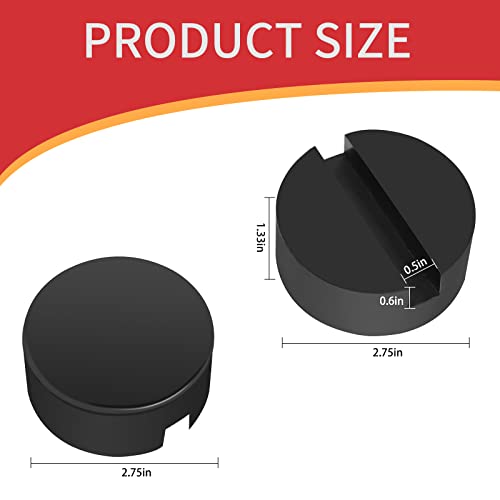 Tyayt Floor Jack Pad Adapter 2 Type Universal Rubber Slotted Frame Rail Pinch Welds Protector For Floor Jack (4 Pack) #TOP2