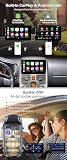 SXAUTO Android 15-6G + 128G - radio samochodowe IPS pasuje do Toyota Rush/Daihatsu/Terios (2006-2016) - wbudowany Carplay/Android Auto/DSP - kamera LED + MIC - DAB SWC WiFi Fast Boot 360-CAM - 2 DIN 9