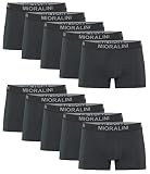 10 Herren Elastan -Baumwoll Boxershort, Modell: 10 Stück G02, Größe: 4XL