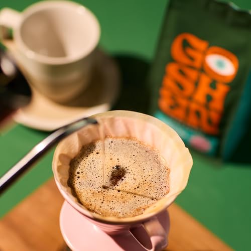 Image of Goshen Coffee Roasters Whole Bean Black Dog Espresso Blend | Dark Roast, Espresso or Brewed | Award-Winning, Natural and Washed | Roasted Nuts, Molasses, Dark Cocoa Flavors | 2 Lb Bag