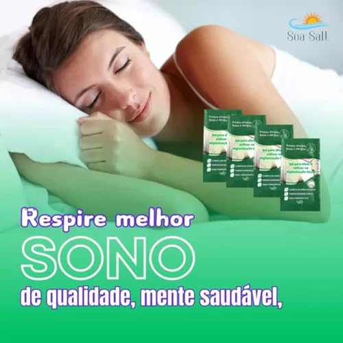 Kit C/60 Unidades Soro Fisiológico Sachê em Pó