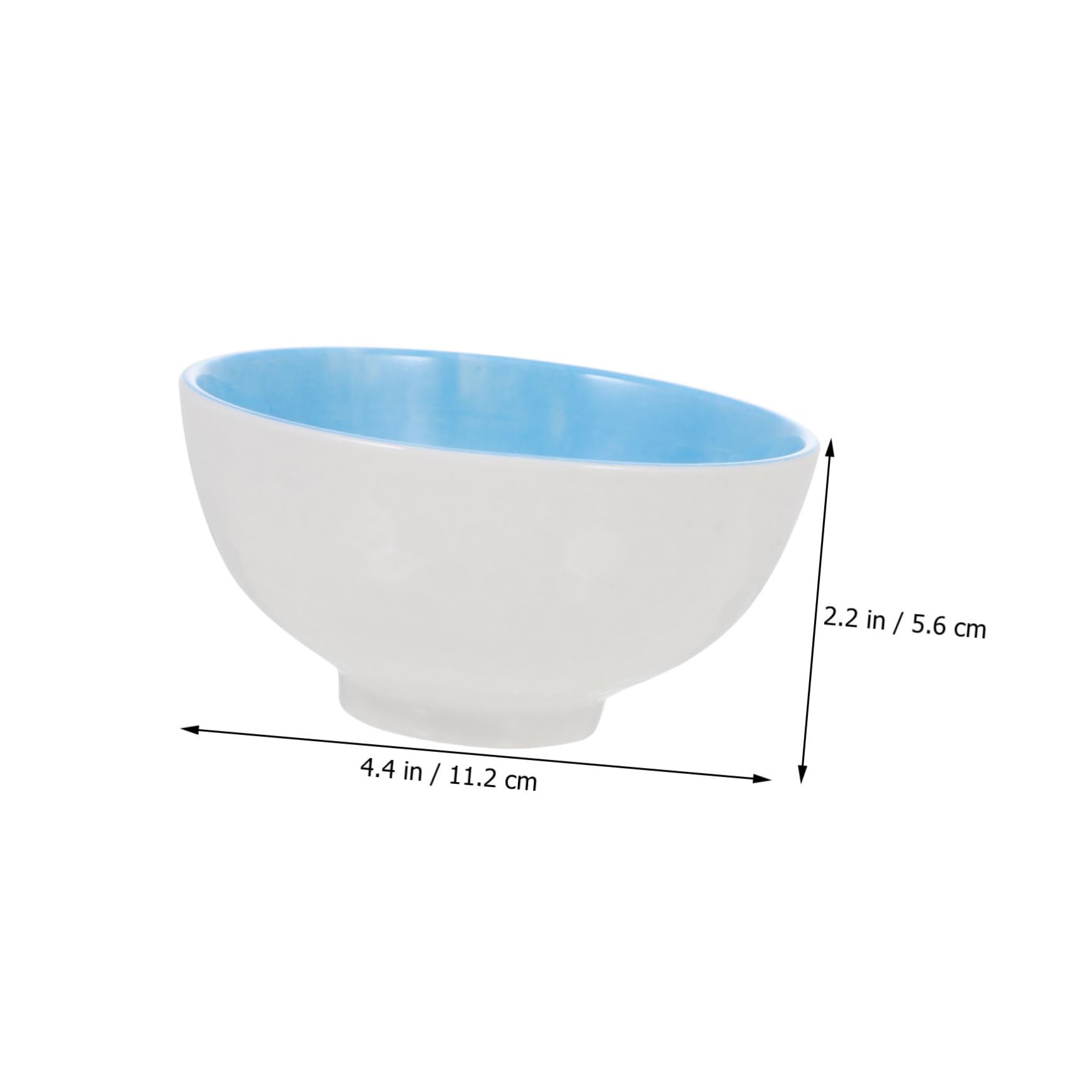 ULTECHNOVO Bols à Riz Couleur Aléatoire Lot de 4 en Céramique Élégants et Pratiques Bol de Service Créatif et Fonctionnel Maison Fêtes