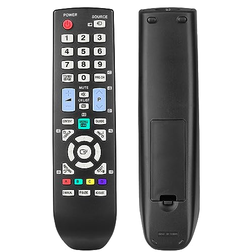 Télécommande AA59-00496A Compatible avec Samsung TV T22A300 T27A300 LE40D503 UE22D5003 UE40D5003 PS51D530A5 LE-32D400 LE-32D403 UE-19D4003 UE-22D4003...