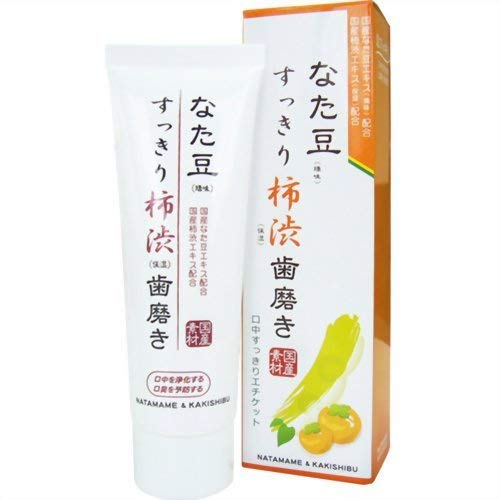 三和通商 なた豆すっきり柿渋歯磨き粉 国産なた豆と国産柿渋のハミガキ×48点セット