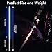 DAMIENSABER Upgrade RGB3.0 Smooth Swing Light Saber, Motion Control Light Saber with Realistic 16 Sound Fonts Infinite Color Changing 16 RGB, Heavy Dueling Metal Light Sabers for Adults, Rechargeable