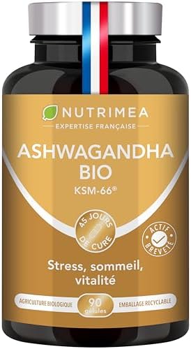 ASHWAGANDHA - Extrait BIO Breveté KSM-66® - Standardisé à 5% en W...