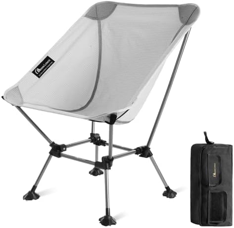 MOON LENCE Campingstuhl Plus, verbesserter Komfort und Größe, imm...