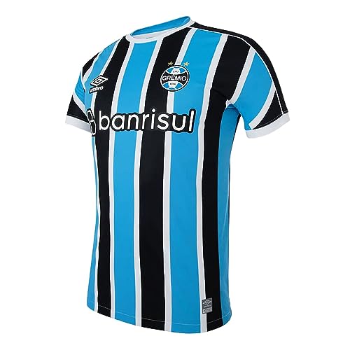 Camisa Masculina Grêmio Of. I 2023/24 Umbro Com nº 10 Cor:Azul;Tamanho:G