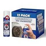 Adhesive Guru Non-Chlorinated Brake Cleaner – (12 x16.9 fl oz) – Brake Parts Cleaner & Degreaser for Disc, Pads, Calipers, Springs, Rotors, Clutch & Chain – Fast-Drying, Residue-Free