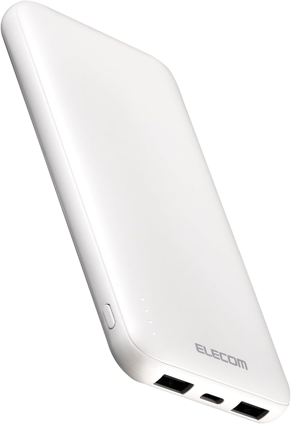 エレコム モバイルバッテリー 10000mAh 15W 3ポート Type-C×1 USB-A×2 microB(入力専用) 機内持ち込み可 PSE技術基準適合 ホワイト EC-C37WH