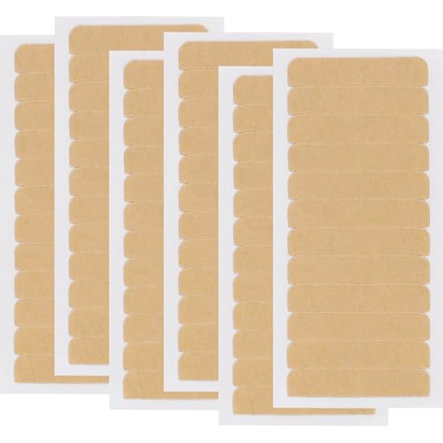 Hair Extension Tape for Tape in Hair Extensions Professional Replacement Tape with Double Sided Strong Clear Adhesive Long Lasting Easy Removal 1.6 x 0.3 inch 72 Tabs