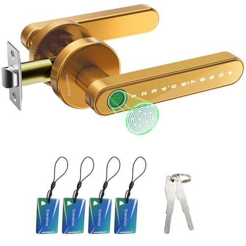Bouton de porte biométrique à empreinte digitale contre perte de clés